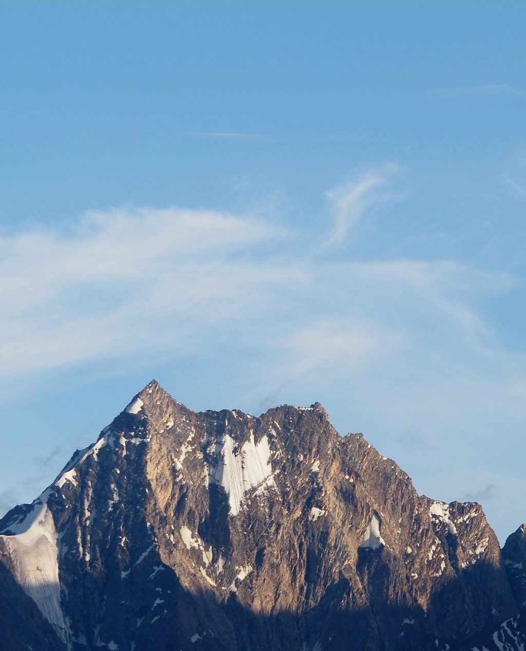 A peak on the Himalayan mountains.