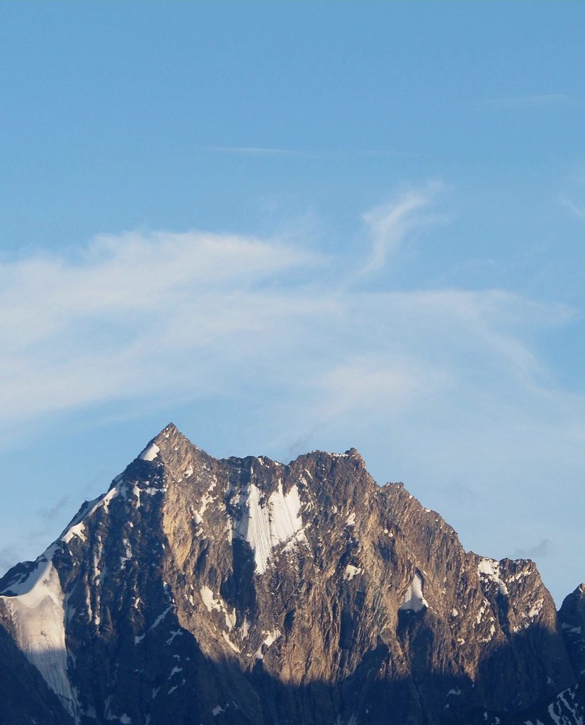 A peak on the Himalayan mountains.